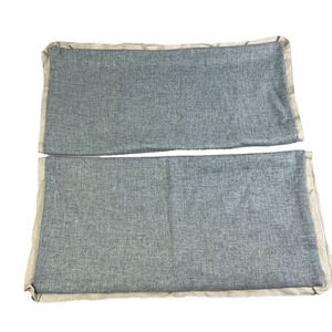 THOM FILICIA HOME COLLECTION Pillow Sham Gray 27” X 27.5”